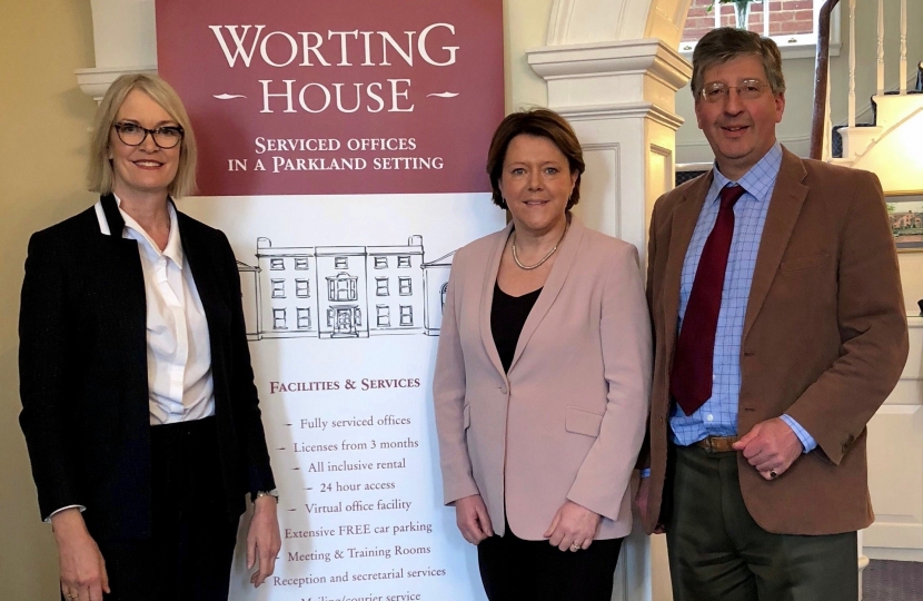 Margot James MP visit Worting House