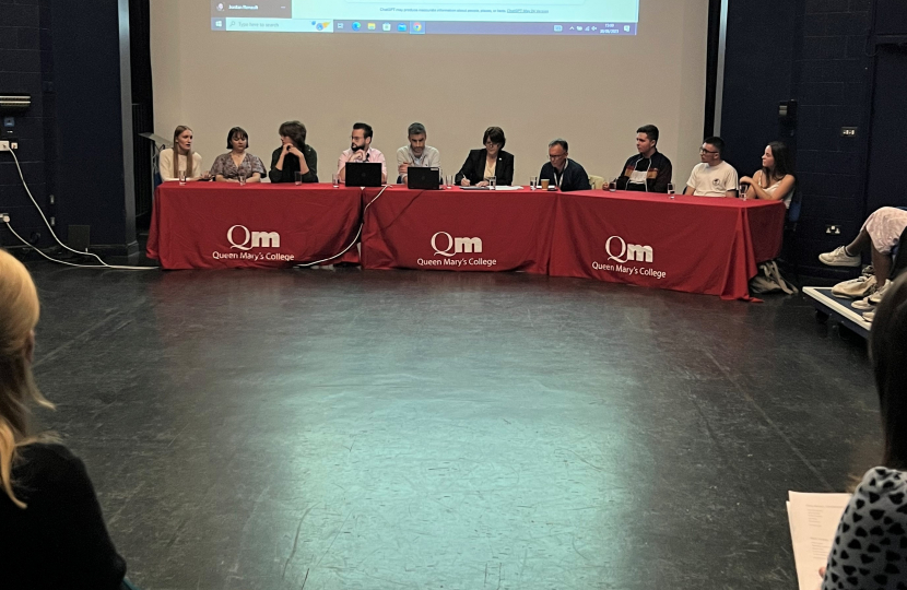 MP joins QMC students to debate the future of AI