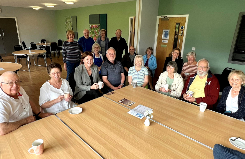 Local MP meets Sherfield Park Over 55’s
