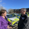 Maria Miller MP and District Commander S Johnson