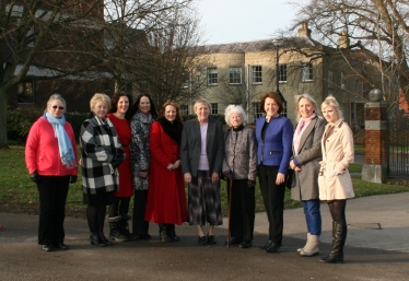 Maria with Basingstoke Borough and Hampshire County Councillors 