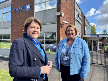 Dove House school’s new academies trust gives update to MP