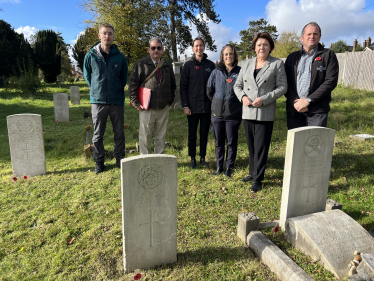 Maria Miller visits local war graves ahead of Remembrance Sunday